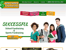 Tablet Screenshot of newchoicefundraising.com
